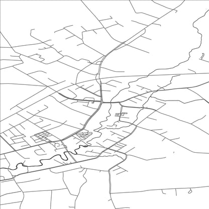 ROAD MAP OF TEUVA, FINLAND BY MAPBAKES