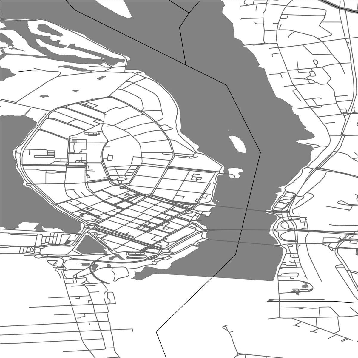 ROAD MAP OF TORNIO, FINLAND BY MAPBAKES