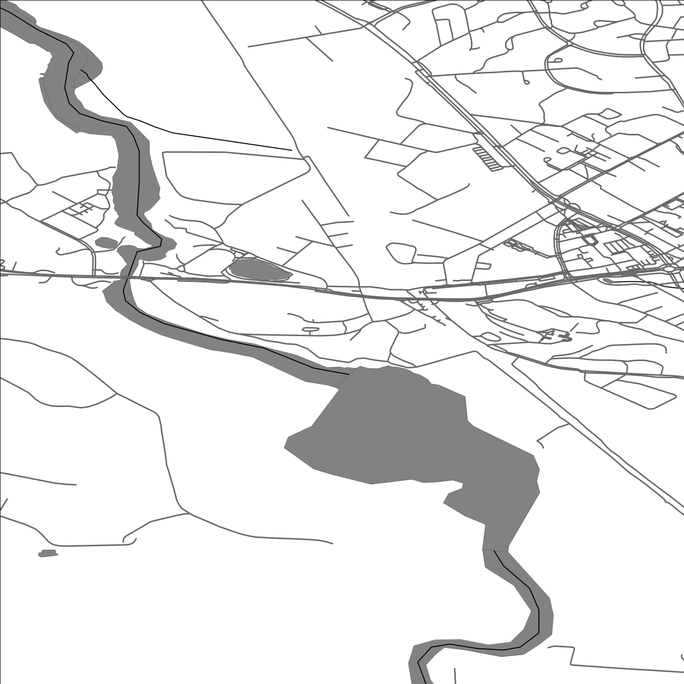 ROAD MAP OF TURENKI, FINLAND BY MAPBAKES