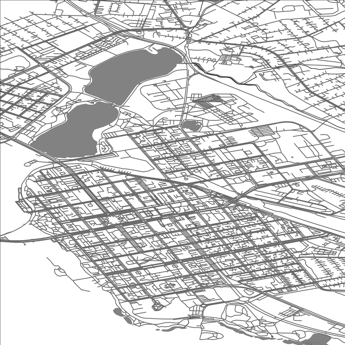 ROAD MAP OF VAASA, FINLAND BY MAPBAKES