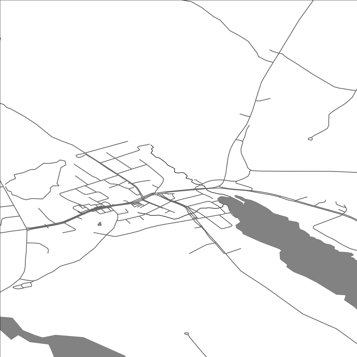 ROAD MAP OF VESANTO, FINLAND BY MAPBAKES