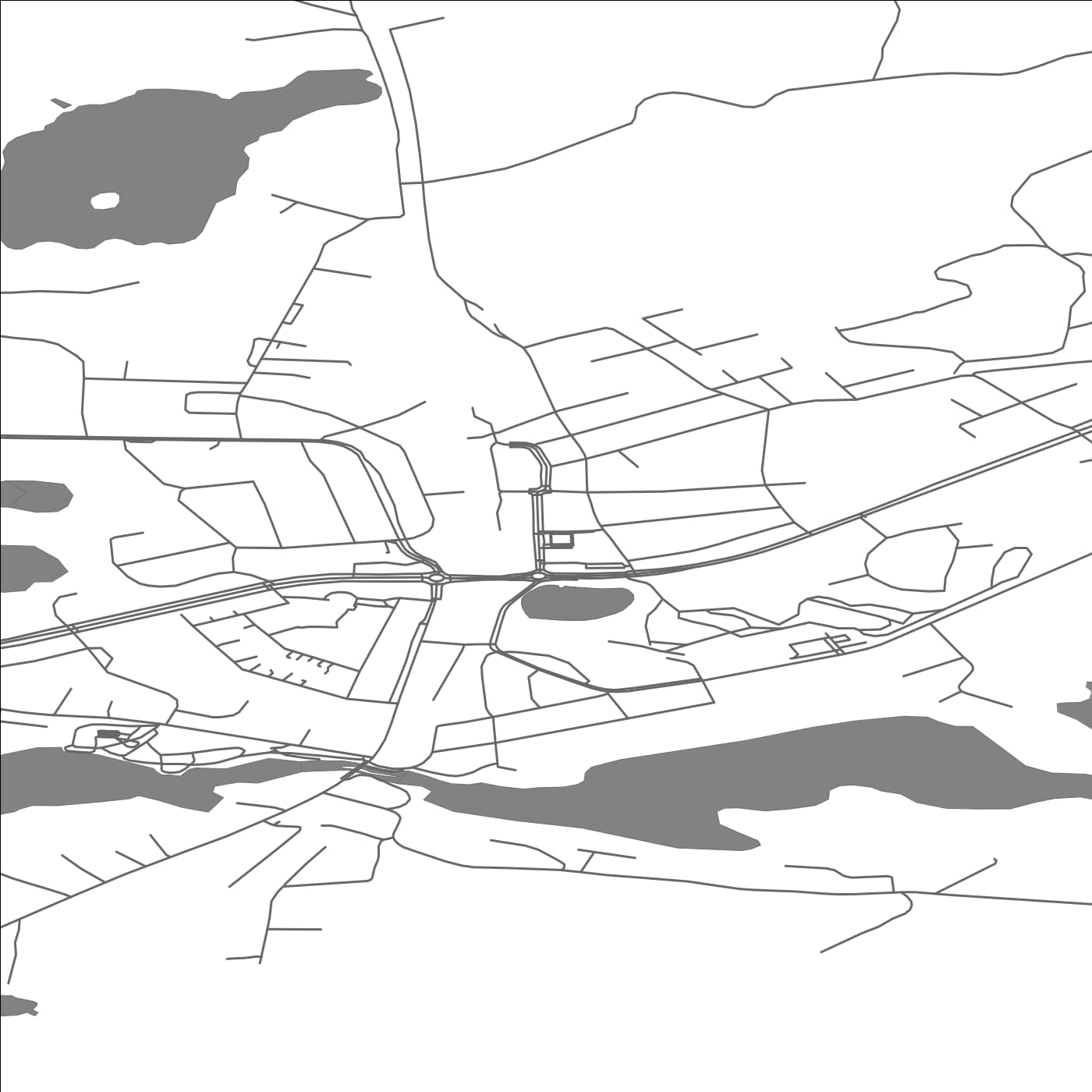 ROAD MAP OF VILPPULA, FINLAND BY MAPBAKES