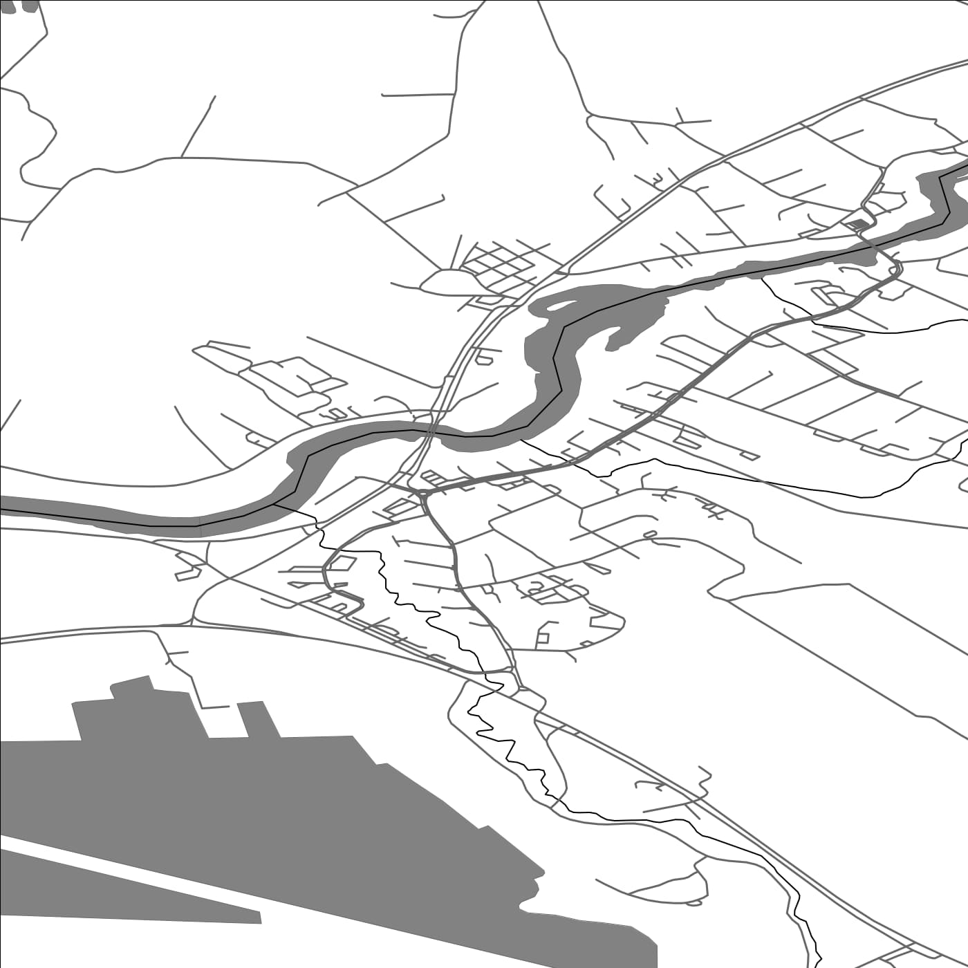 ROAD MAP OF YLISTARO, FINLAND BY MAPBAKES