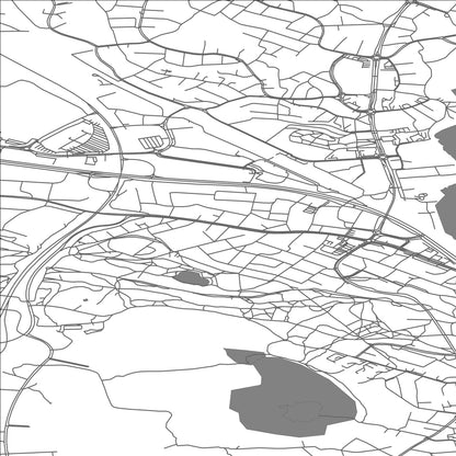 ROAD MAP OF YLÖJÄRVI, FINLAND BY MAPBAKES