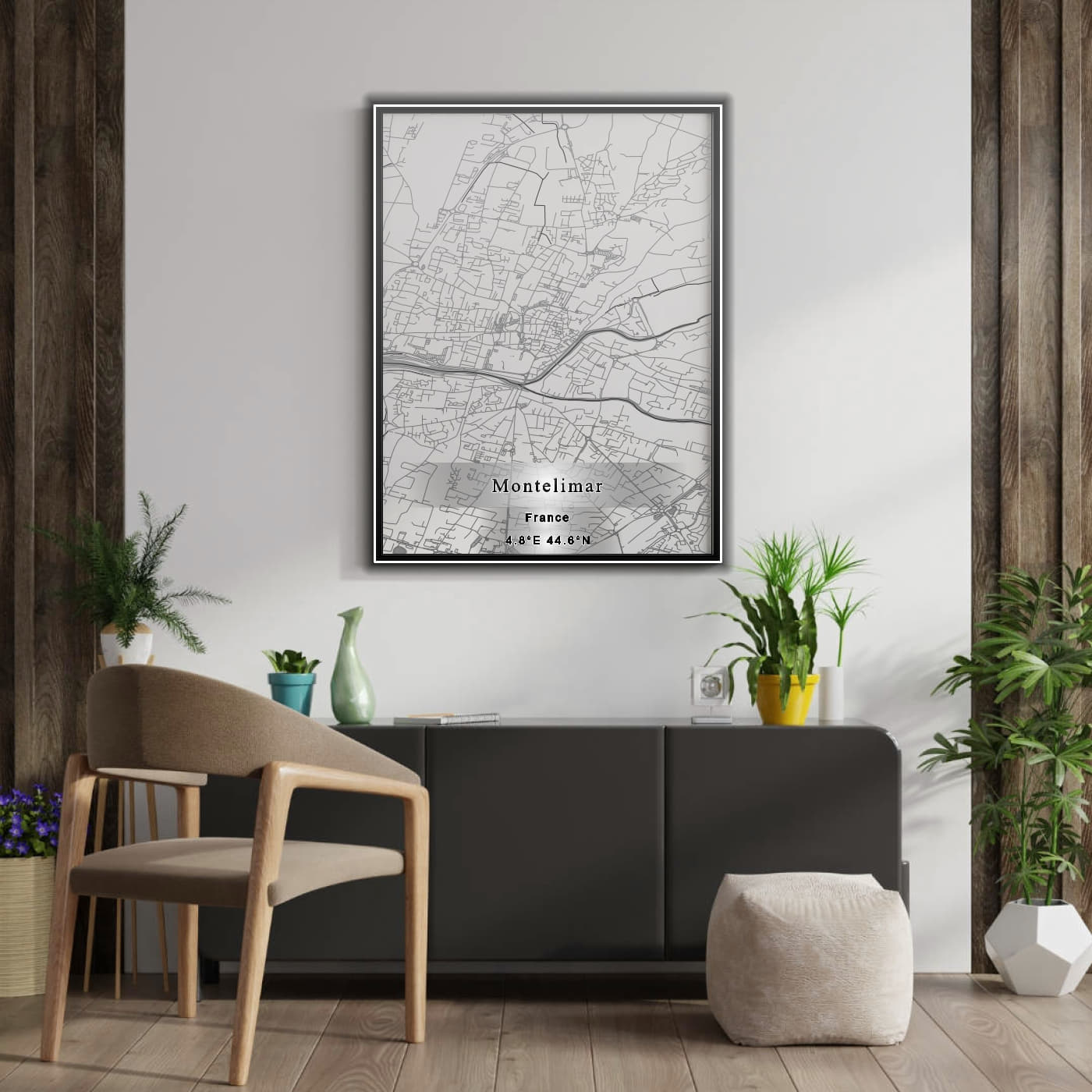 ROAD MAP OF MONTELIMAR, FRANCE BY MAPBAKES