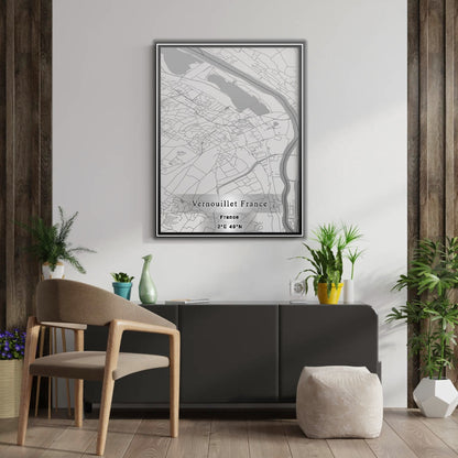 ROAD MAP OF VERNOUILLET FRANCE, FRANCE BY MAPBAKES