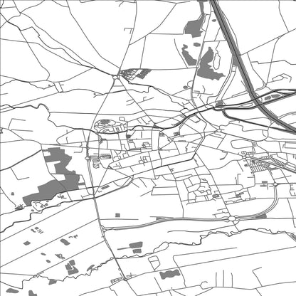 ROAD MAP OF AIRE-SUR-LA-LYS, FRANCE BY MAPBAKES