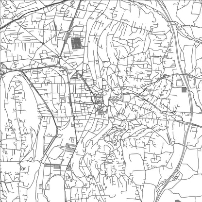 ROAD MAP OF AIX-LES-BAINS, FRANCE BY MAPBAKES