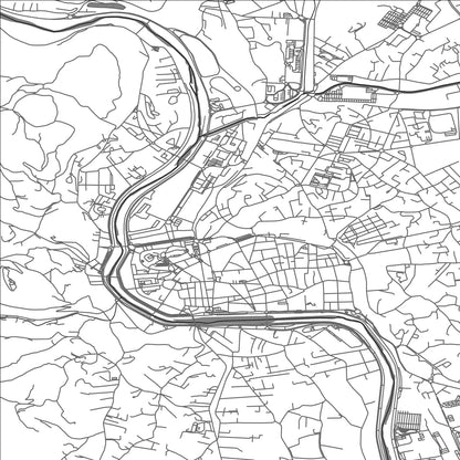 ROAD MAP OF ALES, FRANCE BY MAPBAKES