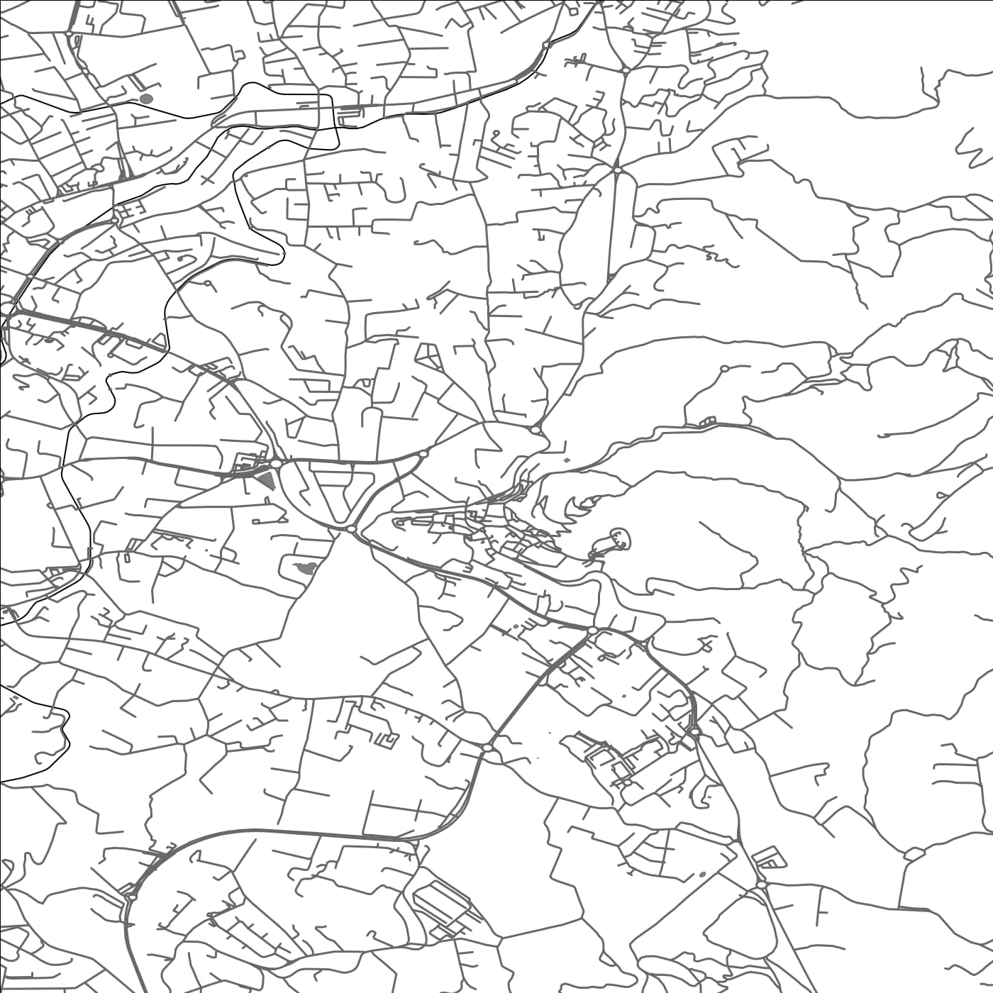 ROAD MAP OF ALLAUCH, FRANCE BY MAPBAKES