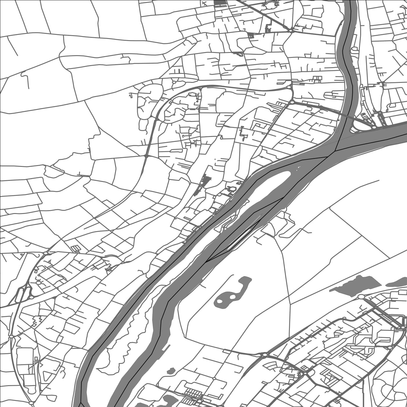 ROAD MAP OF ANDRESY, FRANCE BY MAPBAKES