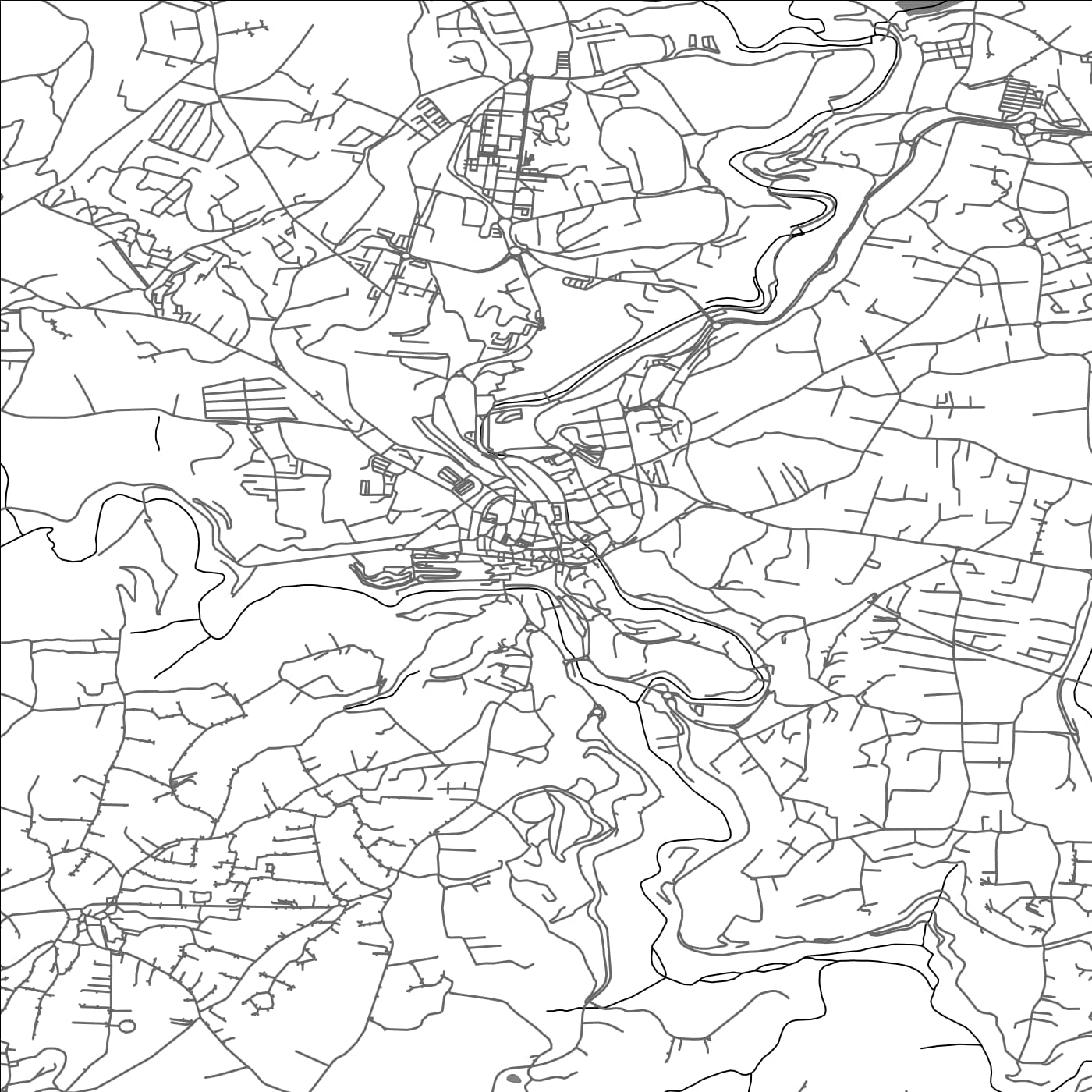 ROAD MAP OF ANNONAY, FRANCE BY MAPBAKES