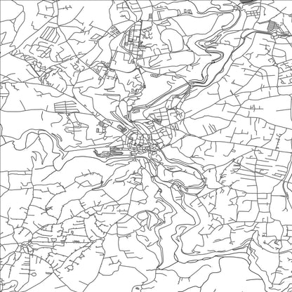 ROAD MAP OF ANNONAY, FRANCE BY MAPBAKES