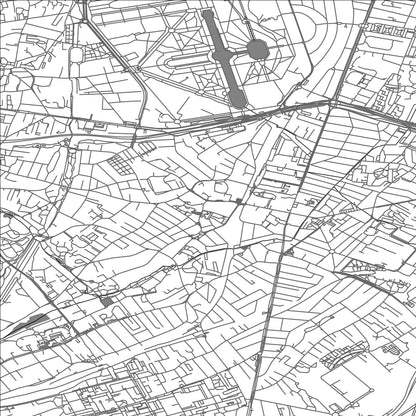 ROAD MAP OF ANTONY, FRANCE BY MAPBAKES