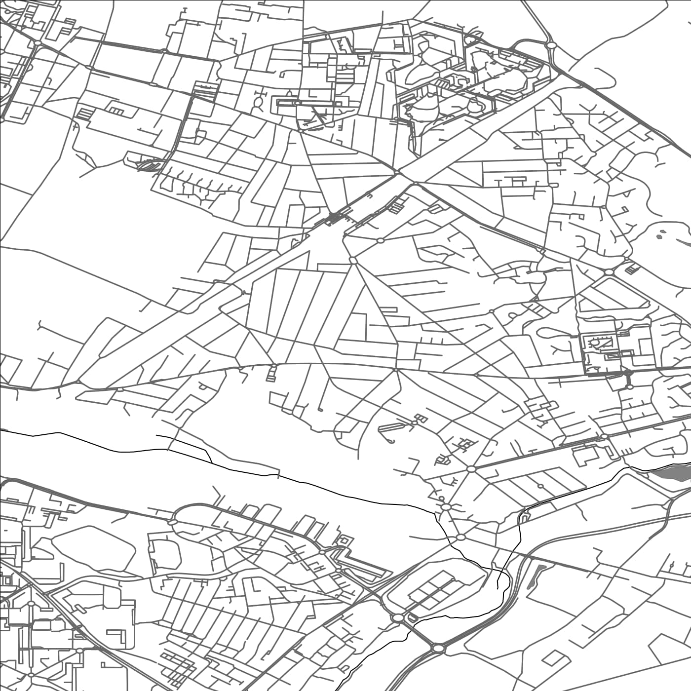 ROAD MAP OF ARNOUVILLE-LES-GONESSE, FRANCE BY MAPBAKES