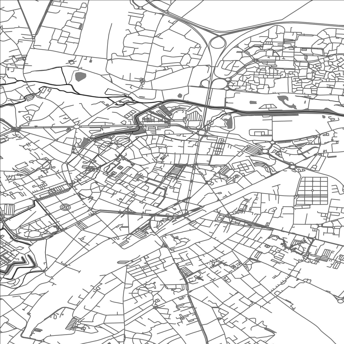 ROAD MAP OF ARRAS, FRANCE BY MAPBAKES