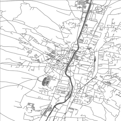 ROAD MAP OF AUCH, FRANCE BY MAPBAKES