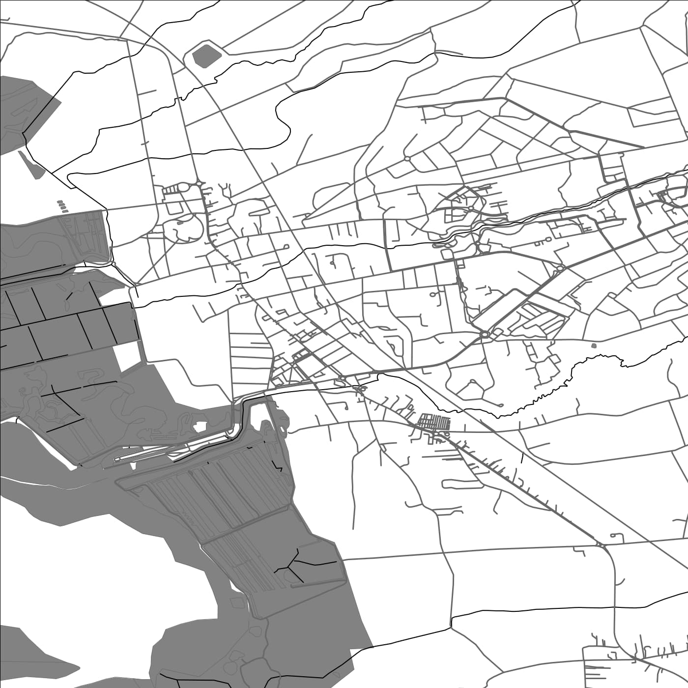 ROAD MAP OF AUDENGE, FRANCE BY MAPBAKES