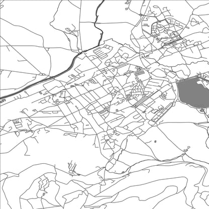 ROAD MAP OF AUTUN, FRANCE BY MAPBAKES