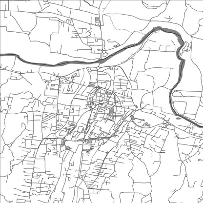 ROAD MAP OF BAGNOLS-SUR-CEZE, FRANCE BY MAPBAKES