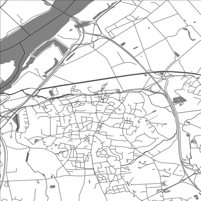 ROAD MAP OF BASSE-GOULAINE, FRANCE BY MAPBAKES