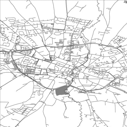 ROAD MAP OF BAYEUX, FRANCE BY MAPBAKES