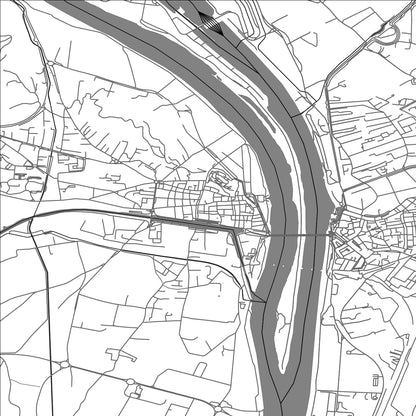 ROAD MAP OF BEAUCAIRE, FRANCE BY MAPBAKES