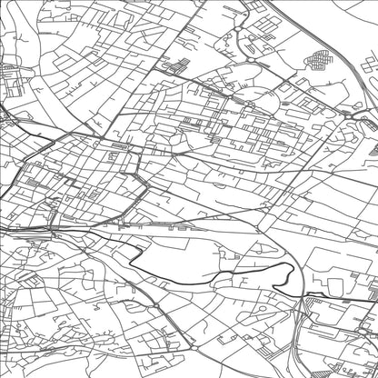 ROAD MAP OF BEAUVAIS, FRANCE BY MAPBAKES