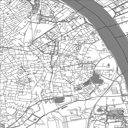 ROAD MAP OF BEGLES, FRANCE BY MAPBAKES