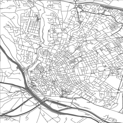 ROAD MAP OF BEZIERS, FRANCE BY MAPBAKES