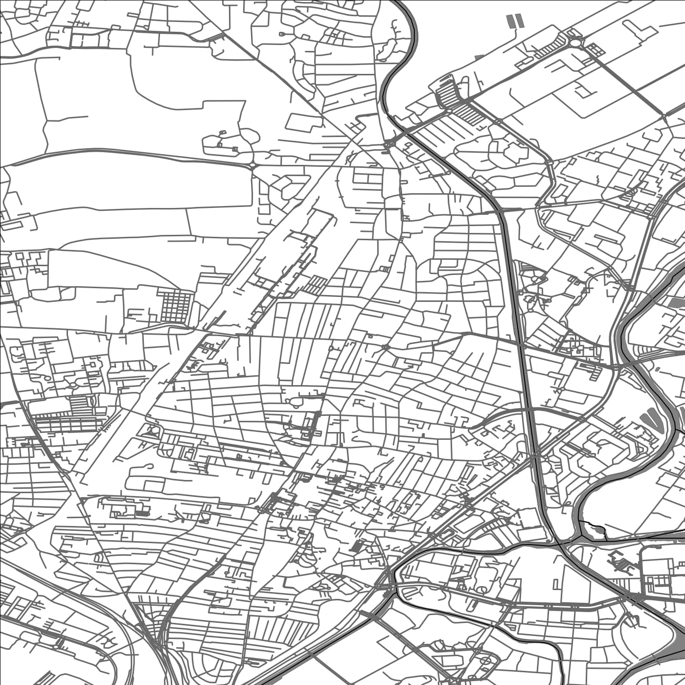 ROAD MAP OF BISCHHEIM, FRANCE BY MAPBAKES