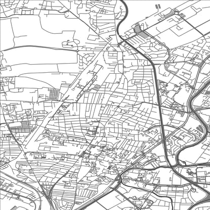 ROAD MAP OF BISCHHEIM, FRANCE BY MAPBAKES