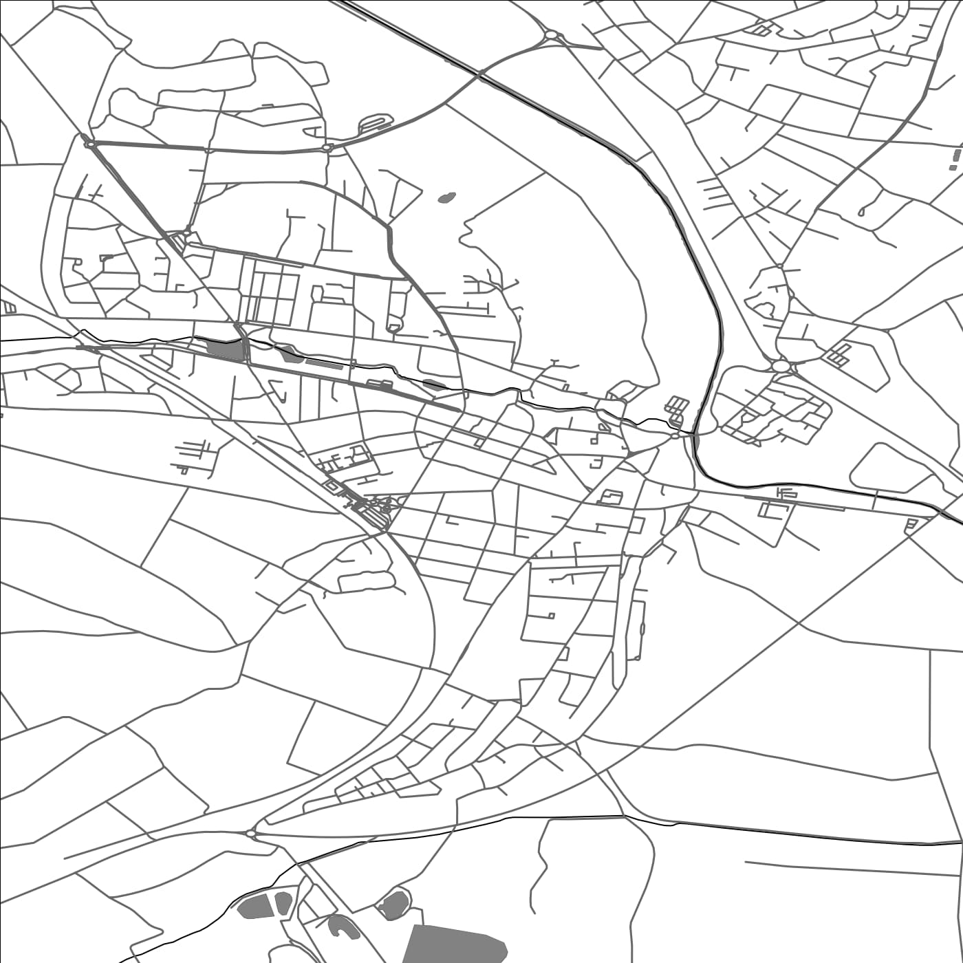 ROAD MAP OF BISCHWILLER, FRANCE BY MAPBAKES