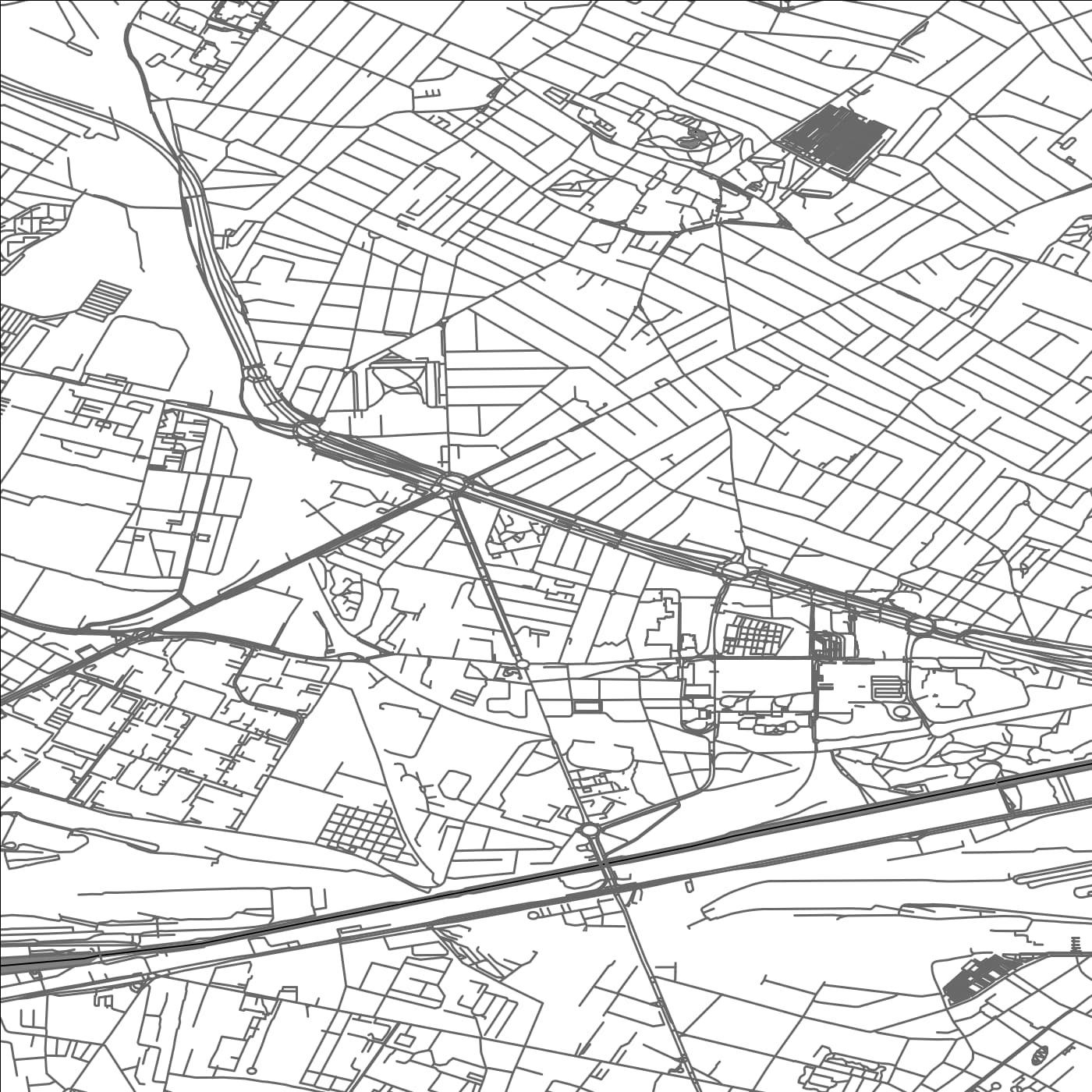 ROAD MAP OF BOBIGNY, FRANCE BY MAPBAKES