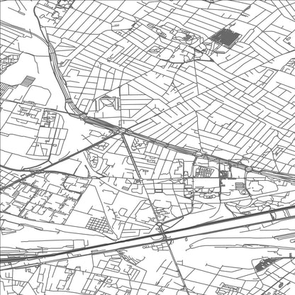 ROAD MAP OF BOBIGNY, FRANCE BY MAPBAKES