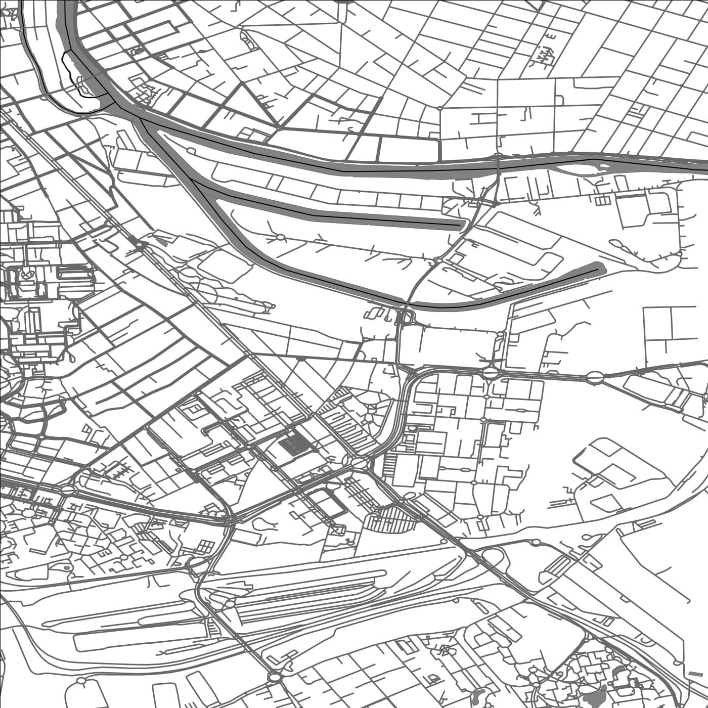 ROAD MAP OF BONNEUIL-SUR-MARNE, FRANCE BY MAPBAKES