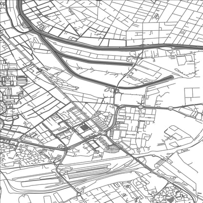 ROAD MAP OF BONNEUIL-SUR-MARNE, FRANCE BY MAPBAKES