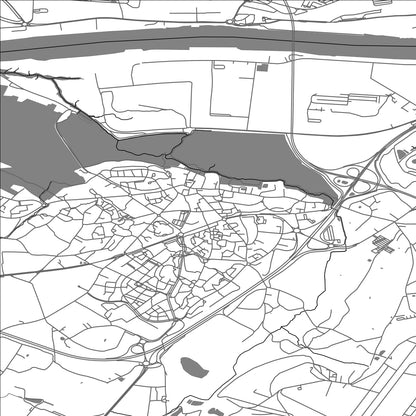 ROAD MAP OF BOUGUENAIS, FRANCE BY MAPBAKES