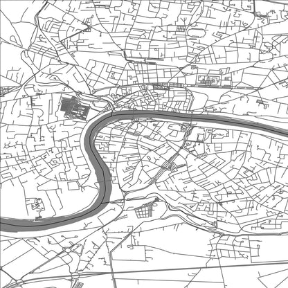 ROAD MAP OF BOURG-DE-PEAGE, FRANCE BY MAPBAKES