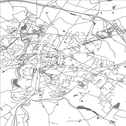 ROAD MAP OF BRESSUIRE, FRANCE BY MAPBAKES