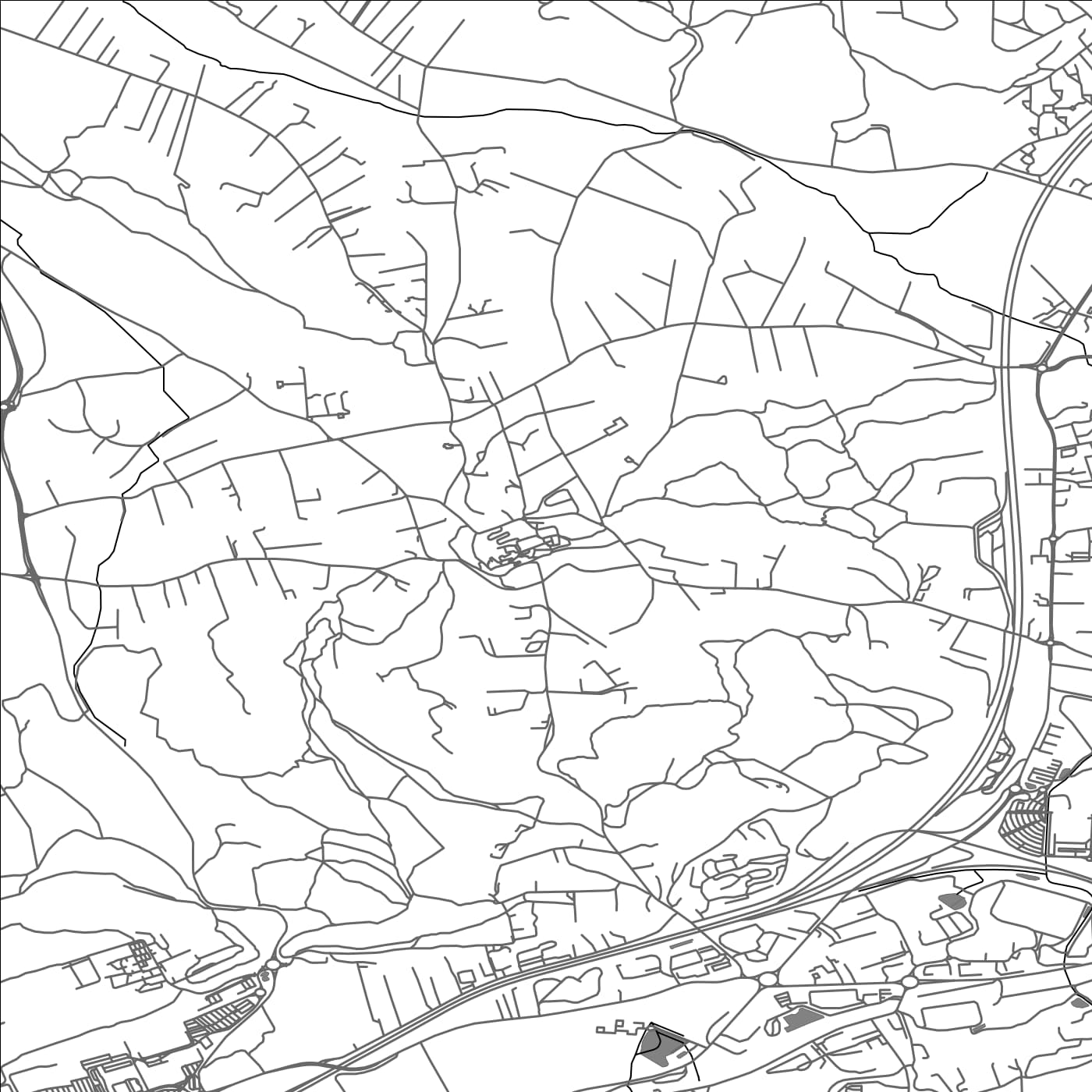 ROAD MAP OF CABRIES, FRANCE BY MAPBAKES