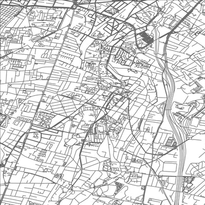 ROAD MAP OF CACHAN, FRANCE BY MAPBAKES