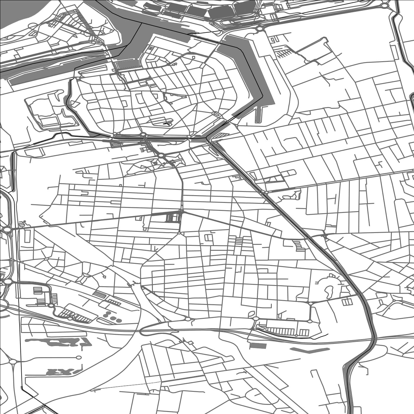 ROAD MAP OF CALAIS, FRANCE BY MAPBAKES