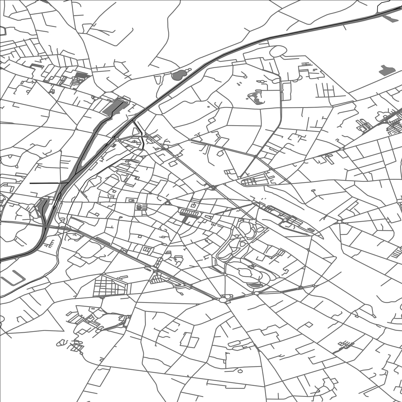 ROAD MAP OF CAMBRAI, FRANCE BY MAPBAKES