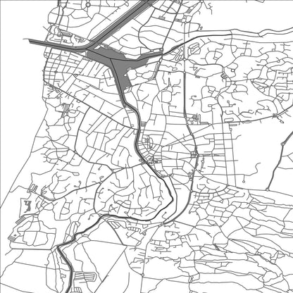 ROAD MAP OF CAPBRETON, FRANCE BY MAPBAKES