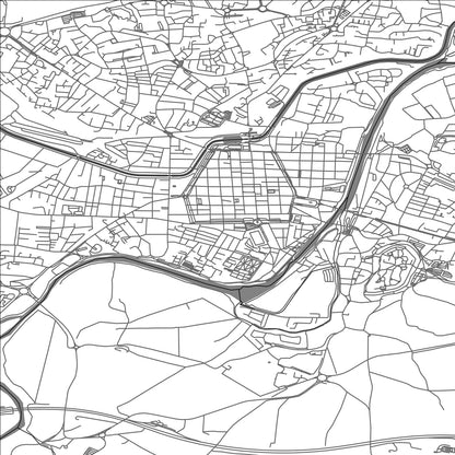 ROAD MAP OF CARCASSONNE, FRANCE BY MAPBAKES