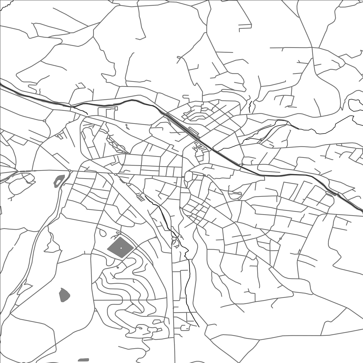 ROAD MAP OF CARMAUX, FRANCE BY MAPBAKES