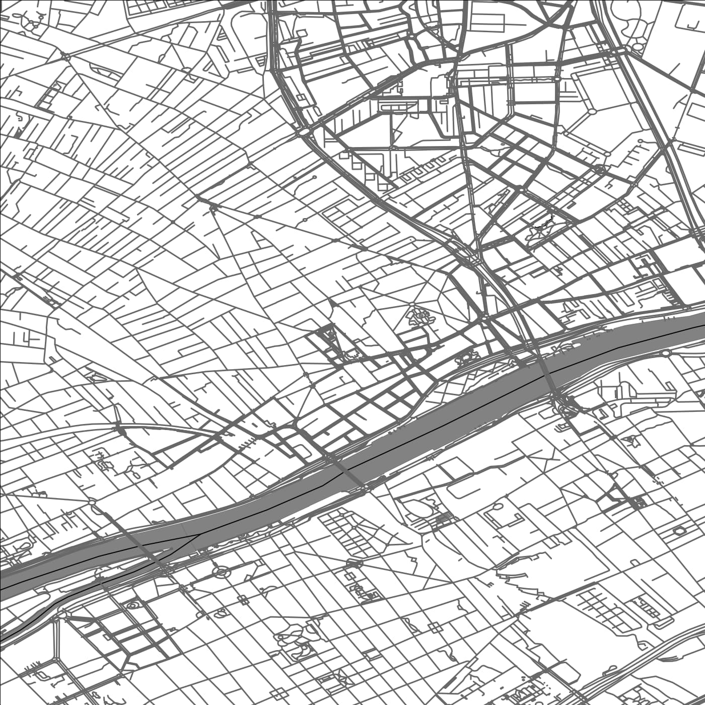 ROAD MAP OF CARRIERES-SUR-SEINE, FRANCE BY MAPBAKES