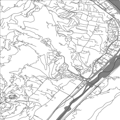 ROAD MAP OF CARROS, FRANCE BY MAPBAKES