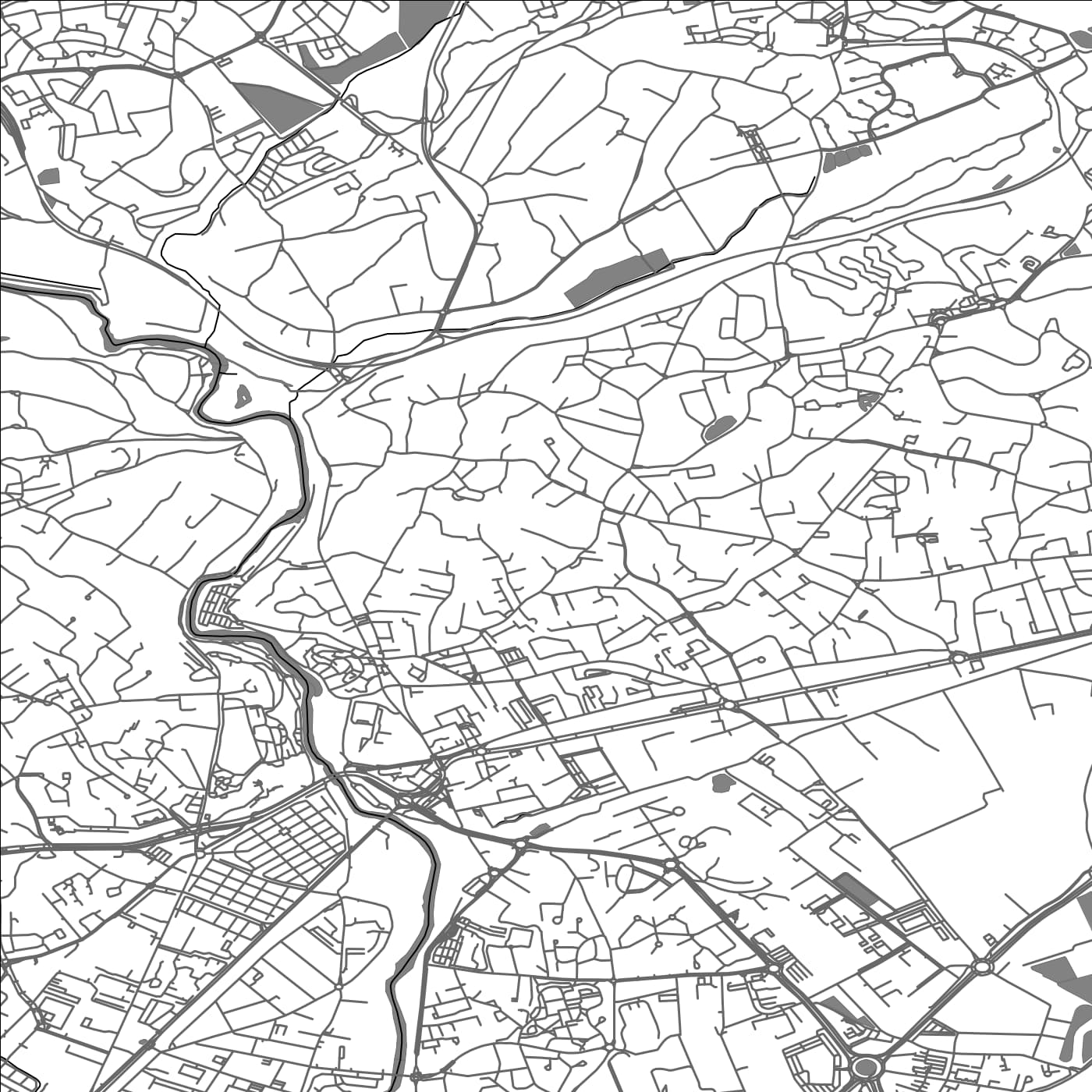 ROAD MAP OF CASTELNAU-LE-LEZ, FRANCE BY MAPBAKES